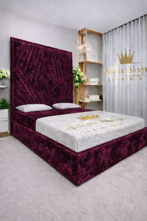 Crushed Velvet Aubergine