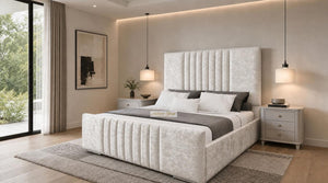 Crushed Velvet White