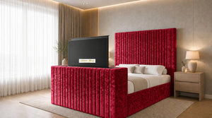 Crushed Velvet Red
