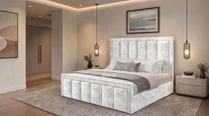 Crushed Velvet White