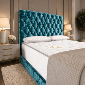 Crushed Velvet Teal