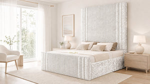 Crushed Velvet White
