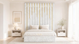 Crushed Velvet White