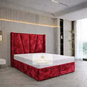 Crushed Velvet Red