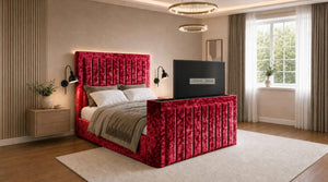 Crushed Velvet Red