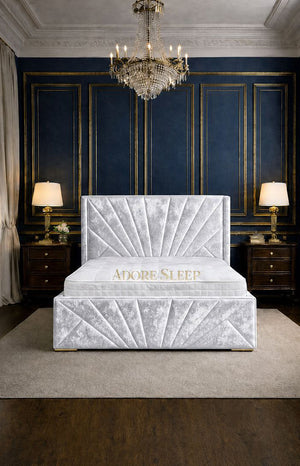 Crushed Velvet White