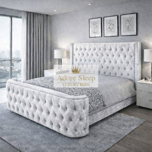 Crushed Velvet White