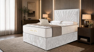 Crushed Velvet White