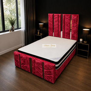 Crushed Velvet Red