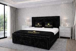 Crushed Velvet Black