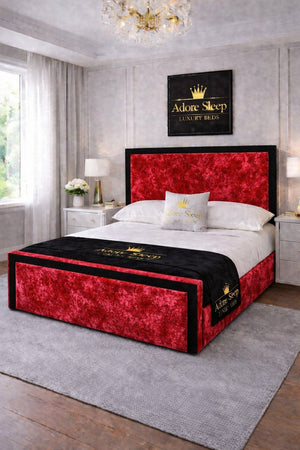 Crushed Velvet Red