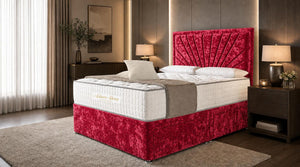 Crushed Velvet Red