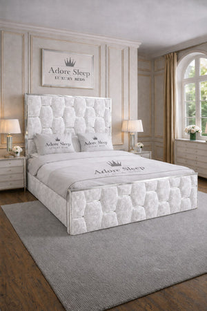 Crushed Velvet White