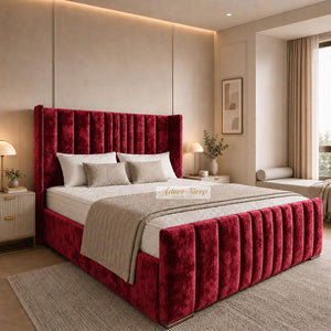 Crushed Velvet Red