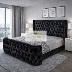 Crushed Velvet Black