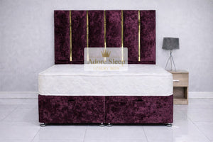 Crushed Velvet Aubergine
