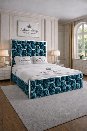 Crushed Velvet Teal
