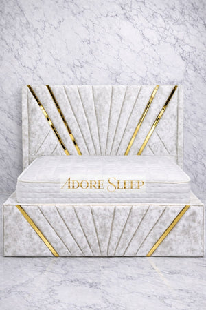 Crushed Velvet White