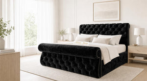 Crushed Velvet Black