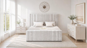 Crushed Velvet White