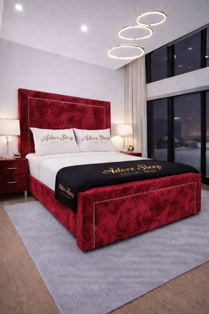 Crushed Velvet Red