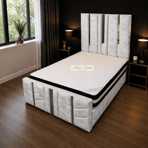 Crushed Velvet White