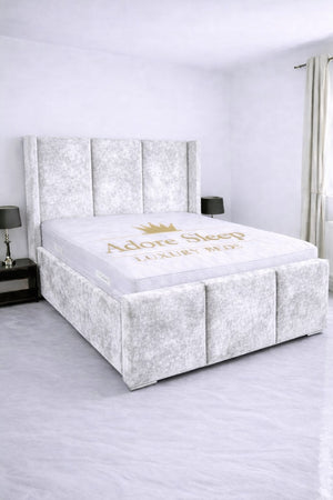 Crushed Velvet White