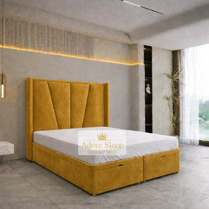 Plush Velvet Mustard Gold