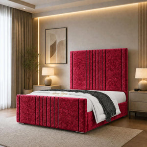 Crushed Velvet Red