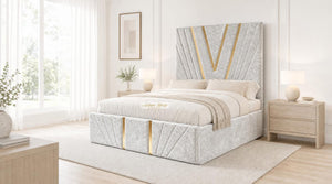 Crushed Velvet White