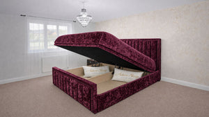 Crushed Velvet Aubergine