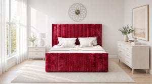 Crushed Velvet Red