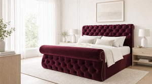 Plush Velvet Maroon