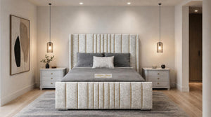 Crushed Velvet White