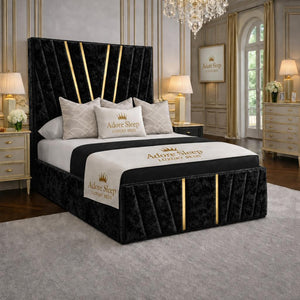 Crushed Velvet Black
