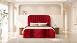 Crushed Velvet Red