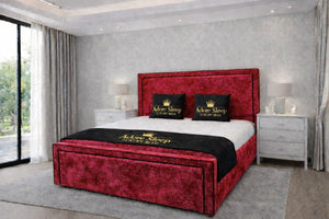 Crushed Velvet Red