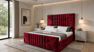 Crushed Velvet Red