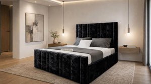 Crushed Velvet Black