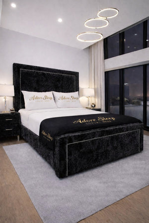 Crushed Velvet Black