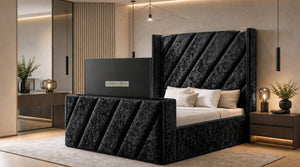 Crushed Velvet Black