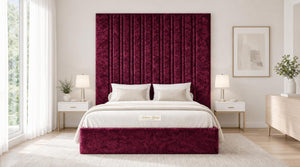 Crushed Velvet Aubergine