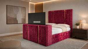 Crushed Velvet Red
