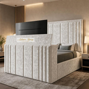 Crushed Velvet White