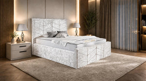 Crushed Velvet White