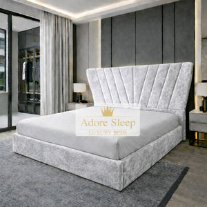 Crushed Velvet White