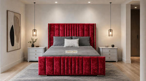 Crushed Velvet Red