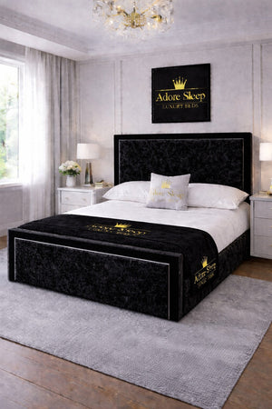 Crushed Velvet Black