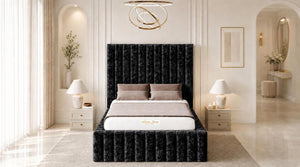 Crushed Velvet Black