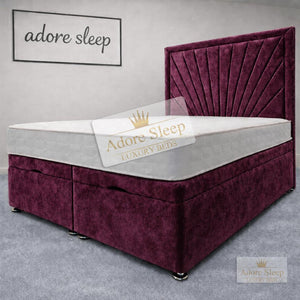 Crushed Velvet Aubergine